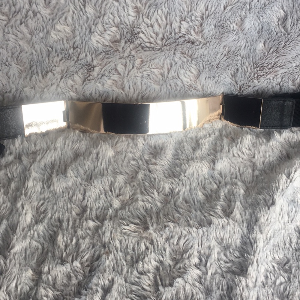 Gold metal belt